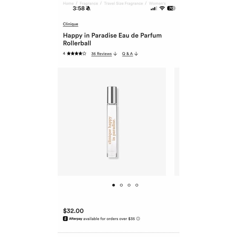 New NIB Clinique Happy Paradise Rollerball